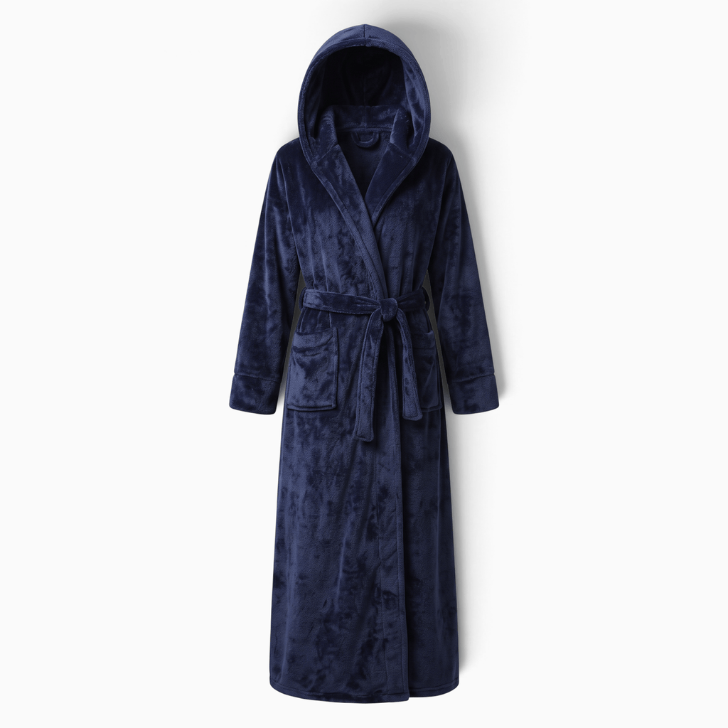 Le Prestige du Peignoir Peignoir Polaire Femme Long avec Capuche