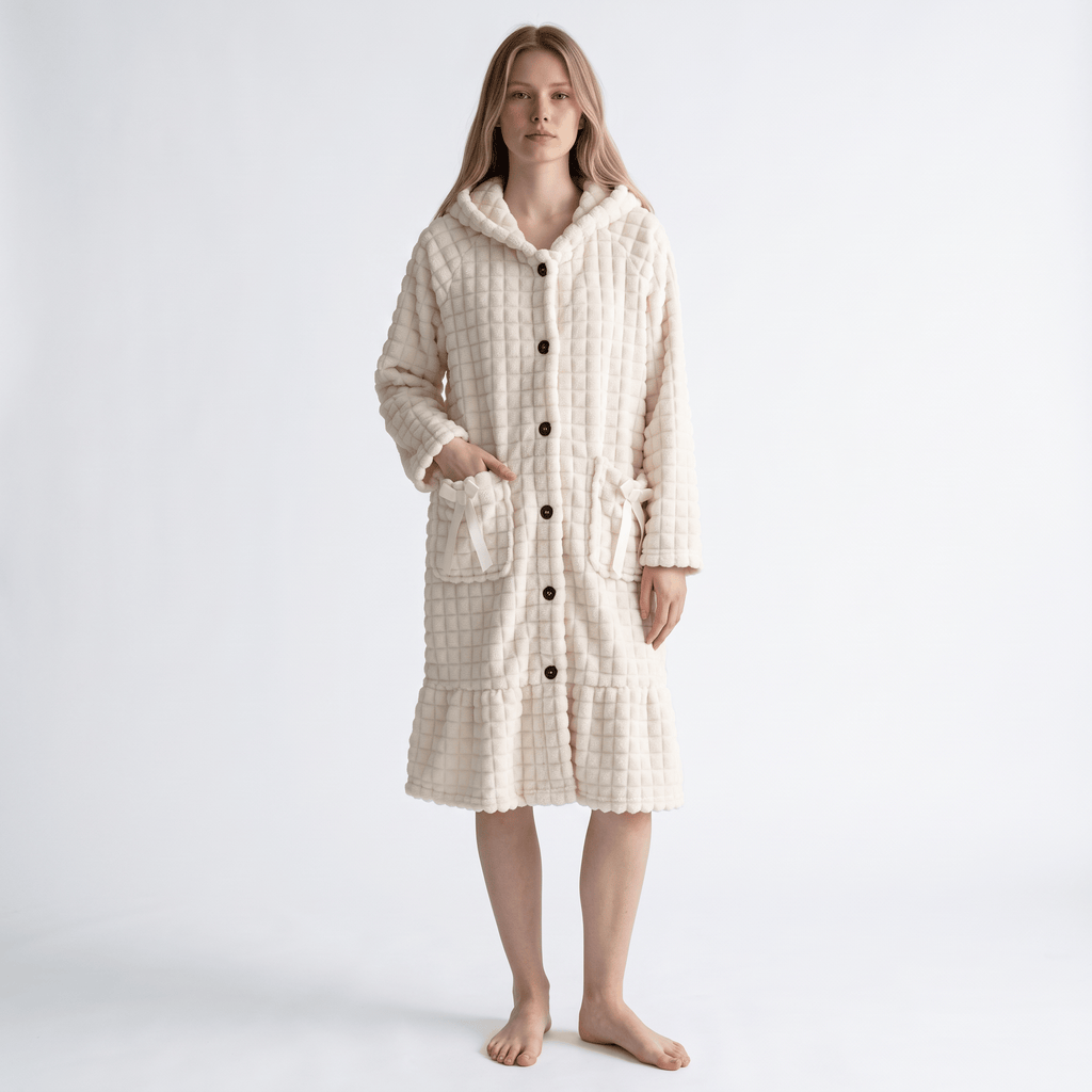 Le Prestige du Peignoir Peignoir Polaire Femme Long Chaud
