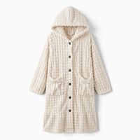 Le Prestige du Peignoir Peignoir Polaire Femme Long Chaud