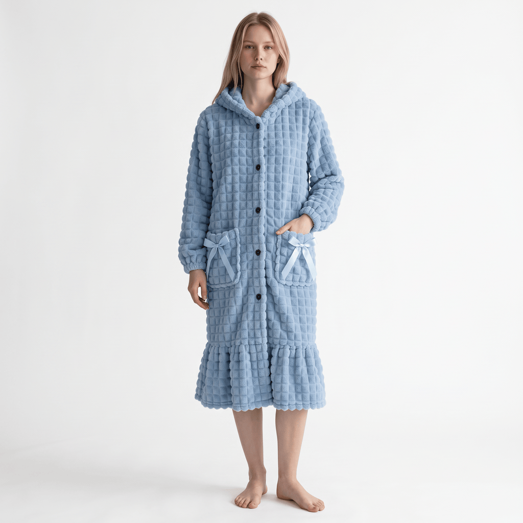 Le Prestige du Peignoir Peignoir Polaire Femme Long Chaud