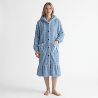 Le Prestige du Peignoir Peignoir Polaire Femme Long Chaud