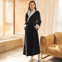 Le Prestige du Peignoir Peignoir Polaire Femme Long Douillet