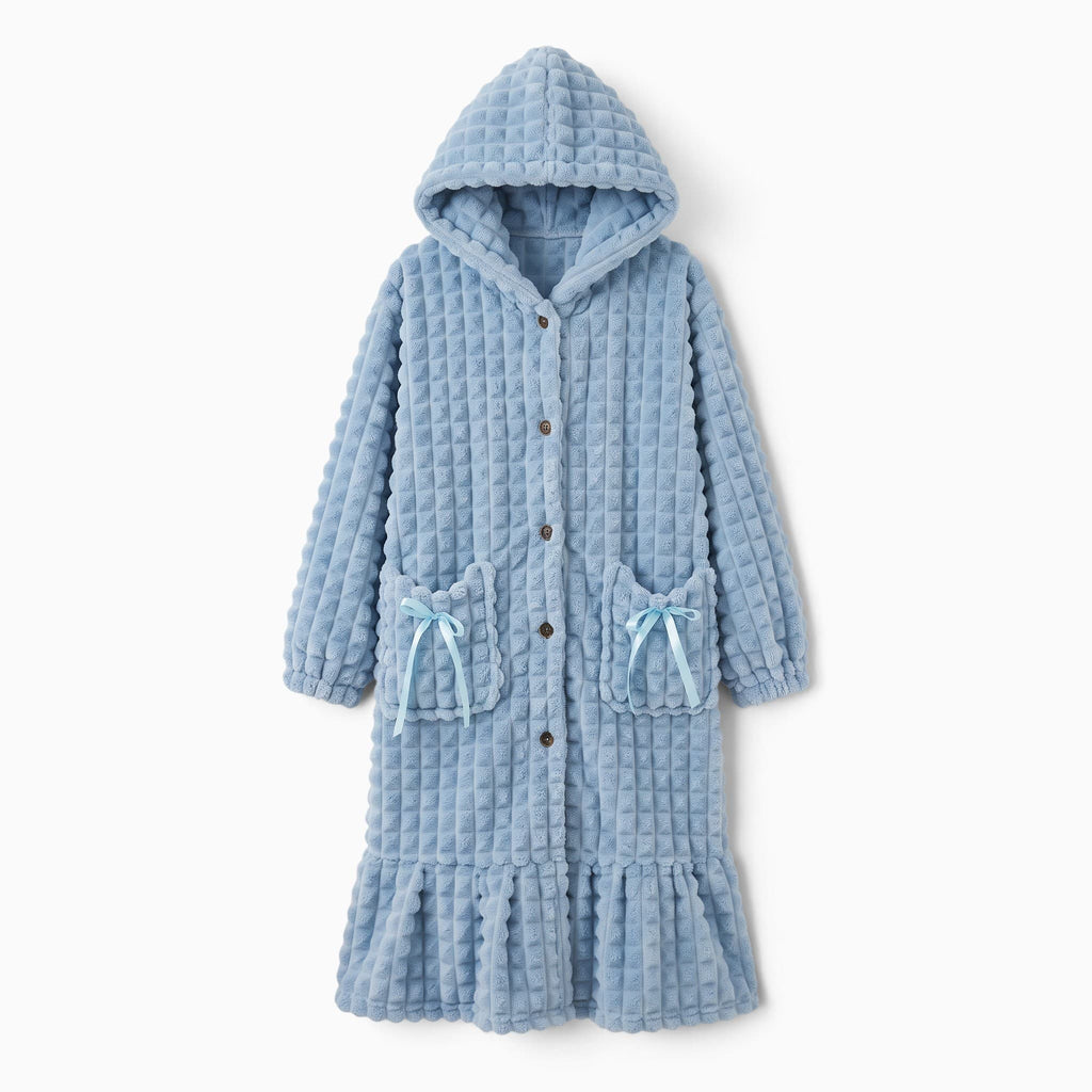 Le Prestige du Peignoir Peignoir Polaire Femme Long Épais