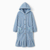 Le Prestige du Peignoir Peignoir Polaire Femme Long Épais