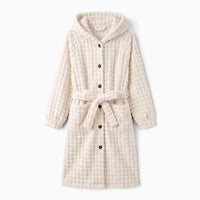 Le Prestige du Peignoir Peignoir Polaire Femme Long Épais