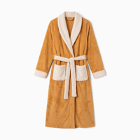 Le Prestige du Peignoir Peignoir Polaire Femme Long Uni