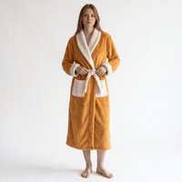 Le Prestige du Peignoir Peignoir Polaire Femme Long Uni