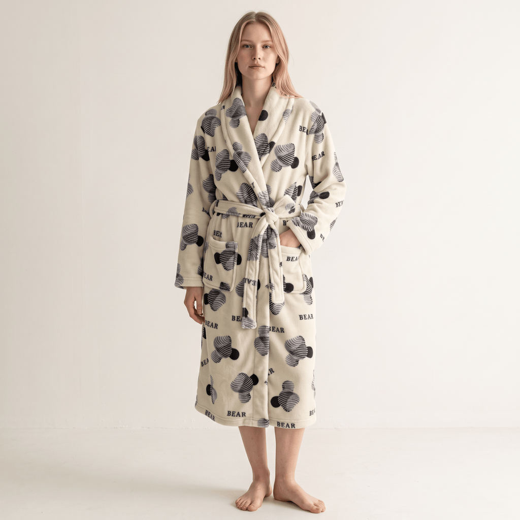 Le Prestige du Peignoir Peignoir Polaire Femme Ourson