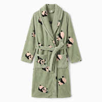 Le Prestige du Peignoir Peignoir Polaire Femme Panda