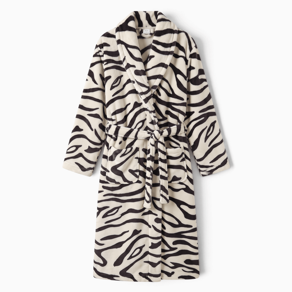 Le Prestige du Peignoir Peignoir Polaire Femme Zèbre