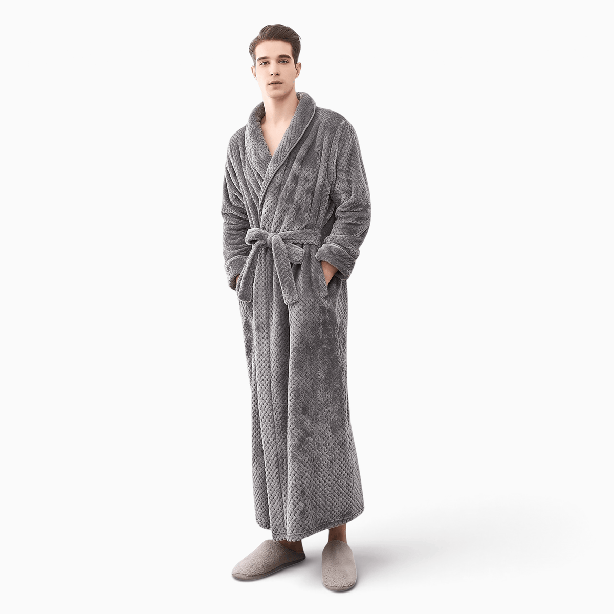 Le Prestige du Peignoir Peignoir Polaire Homme à Poches