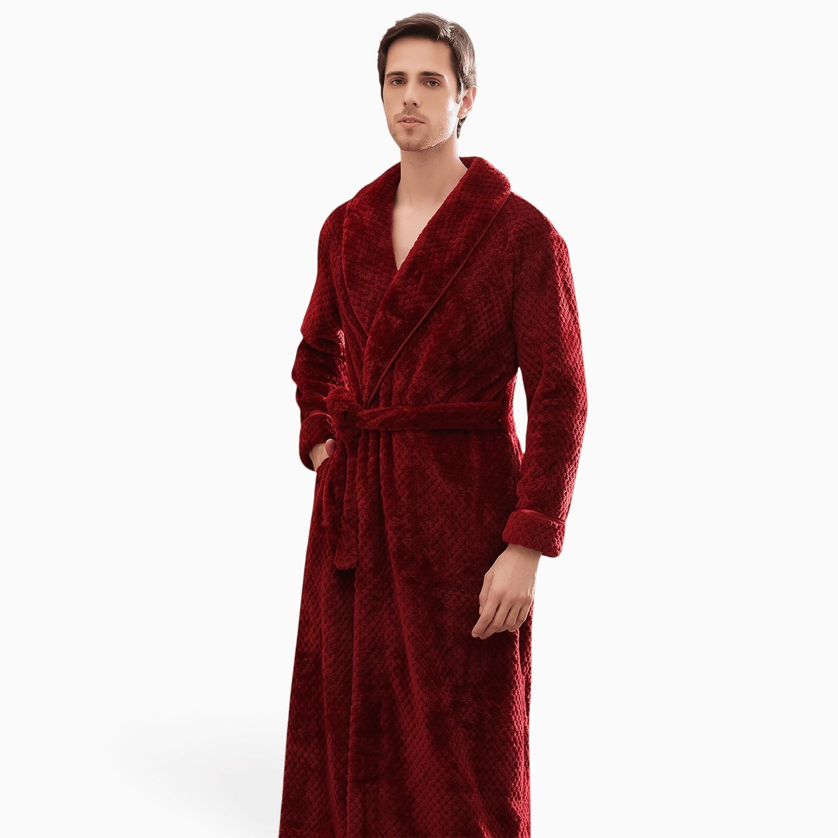 Le Prestige du Peignoir Peignoir Polaire Homme à Poches