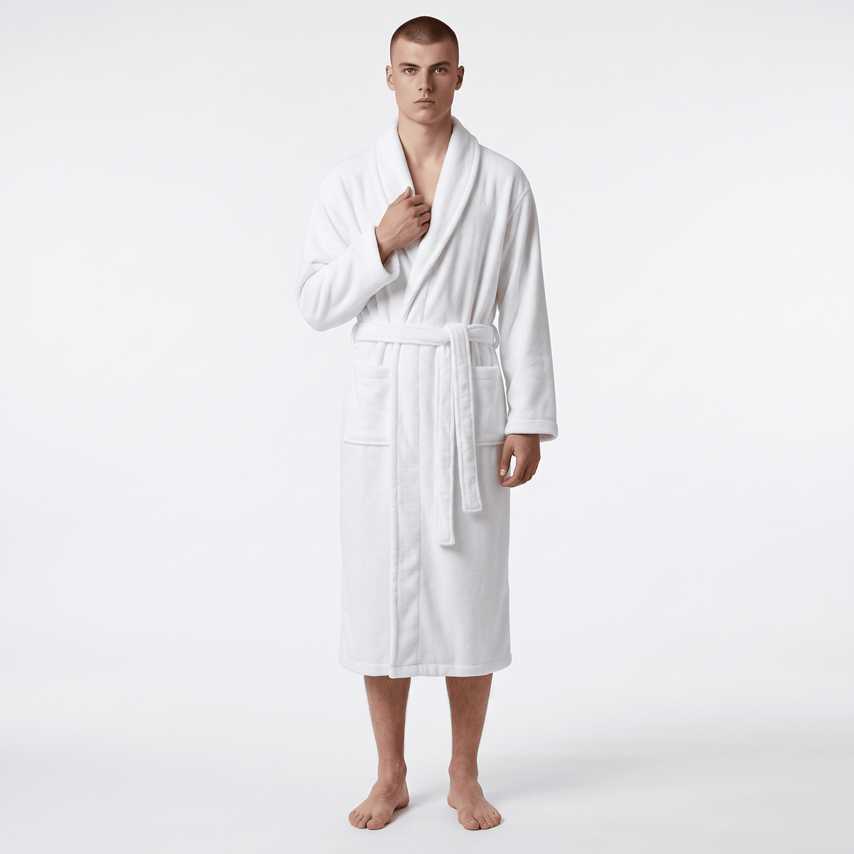 Le Prestige du Peignoir Peignoir Polaire Homme Doux