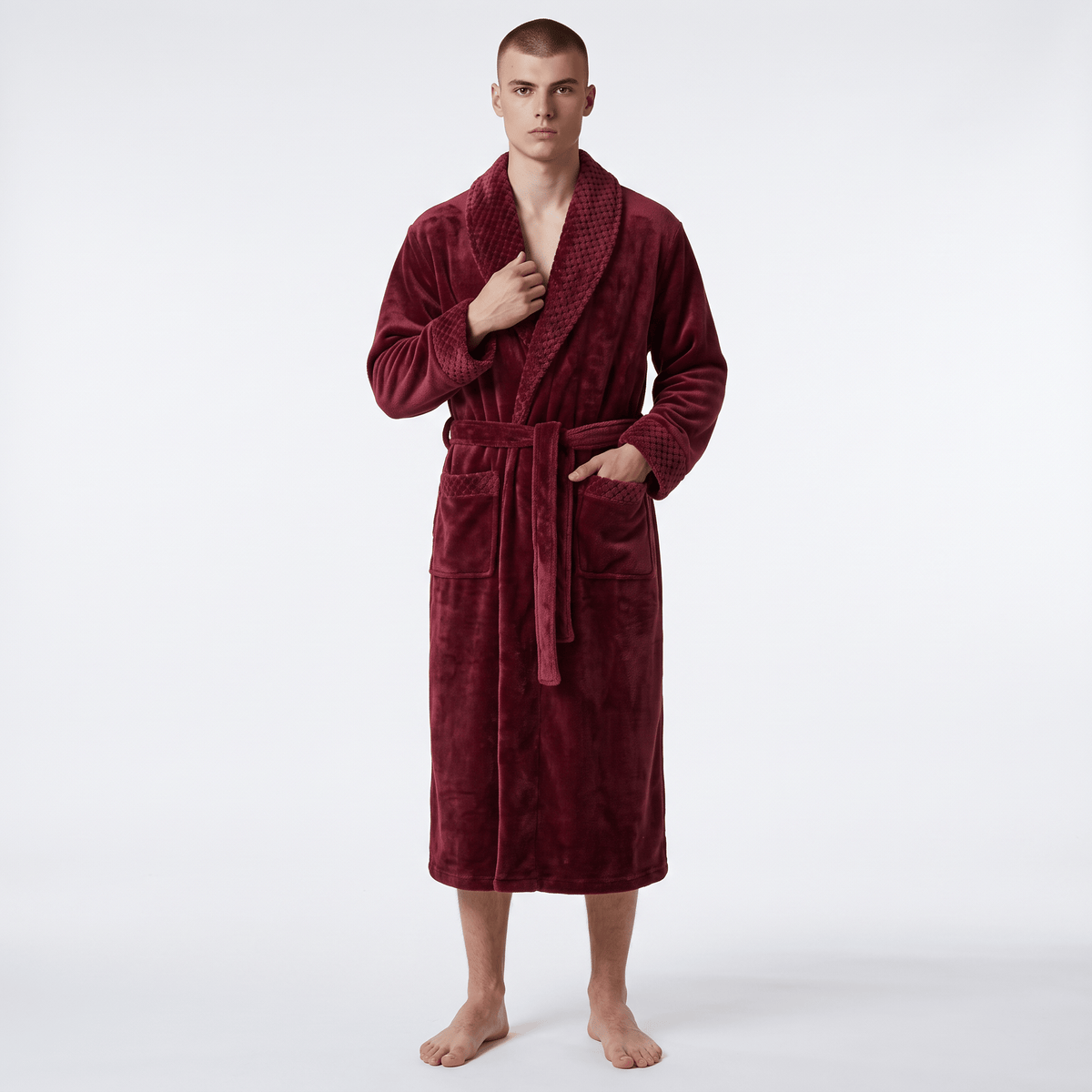 Le Prestige du Peignoir Peignoir Polaire Homme Doux