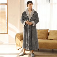 Le Prestige du Peignoir Peignoir Polaire Homme Long Douillet