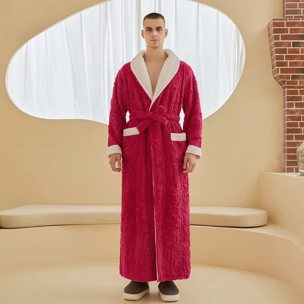 Le Prestige du Peignoir Peignoir Polaire Homme Long Doux