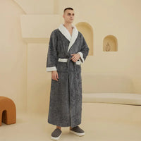 Le Prestige du Peignoir Peignoir Polaire Homme Long Doux