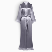 Le Prestige du Peignoir Peignoir Satin Femme Long Soyeux