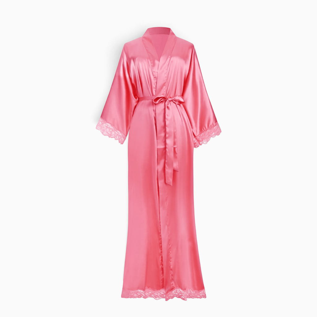 Le Prestige du Peignoir Peignoir Satin Femme Long Soyeux