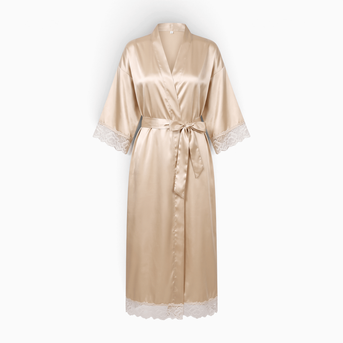 Le Prestige du Peignoir Peignoir Satin Femme Long Soyeux