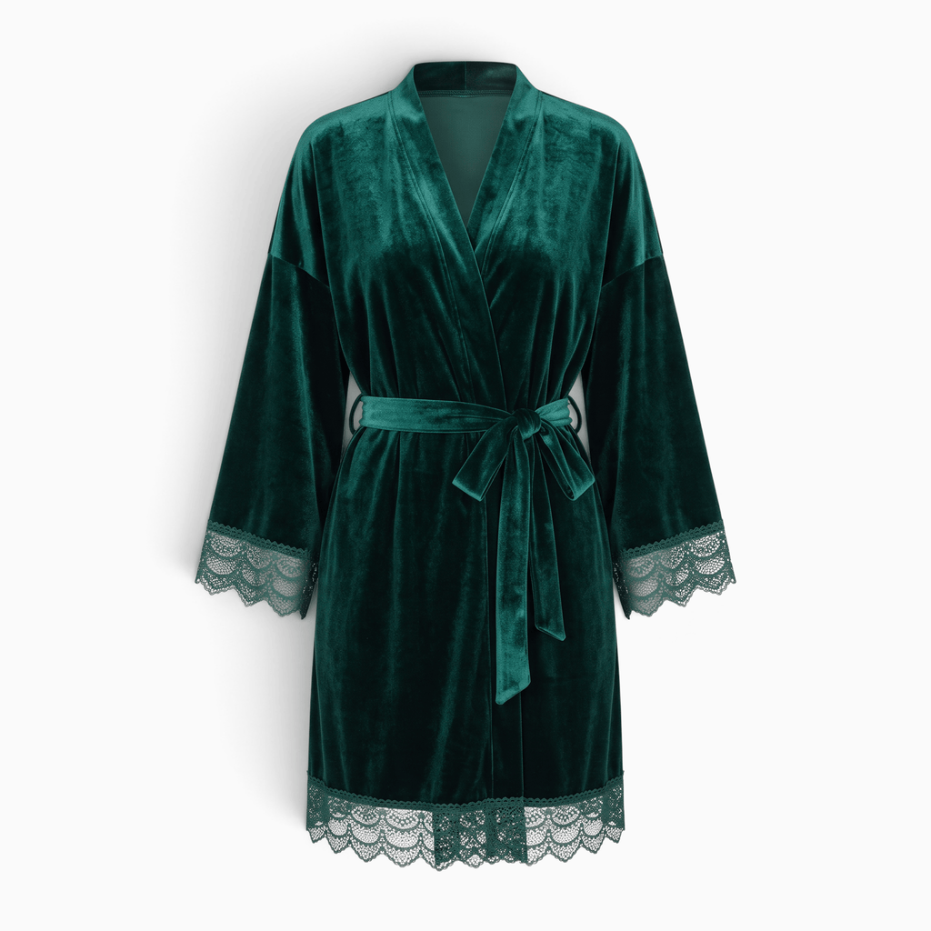 Le Prestige du Peignoir Peignoir Velours Femme Court