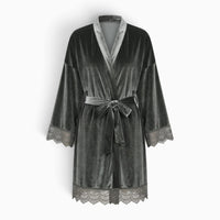 Le Prestige du Peignoir Peignoir Velours Femme Court
