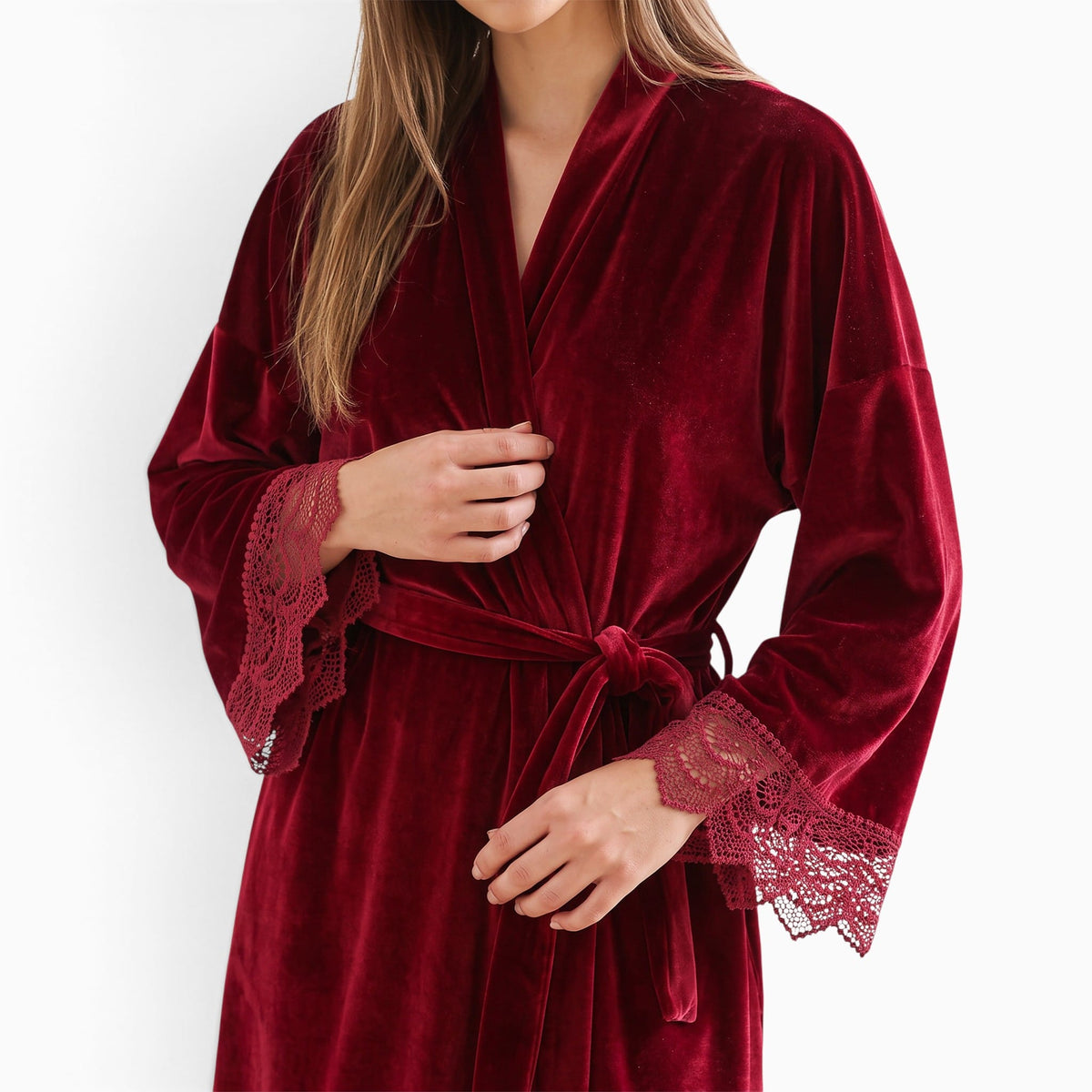 Le Prestige du Peignoir Peignoir Velours Femme Court