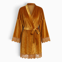 Le Prestige du Peignoir Peignoir Velours Femme Court