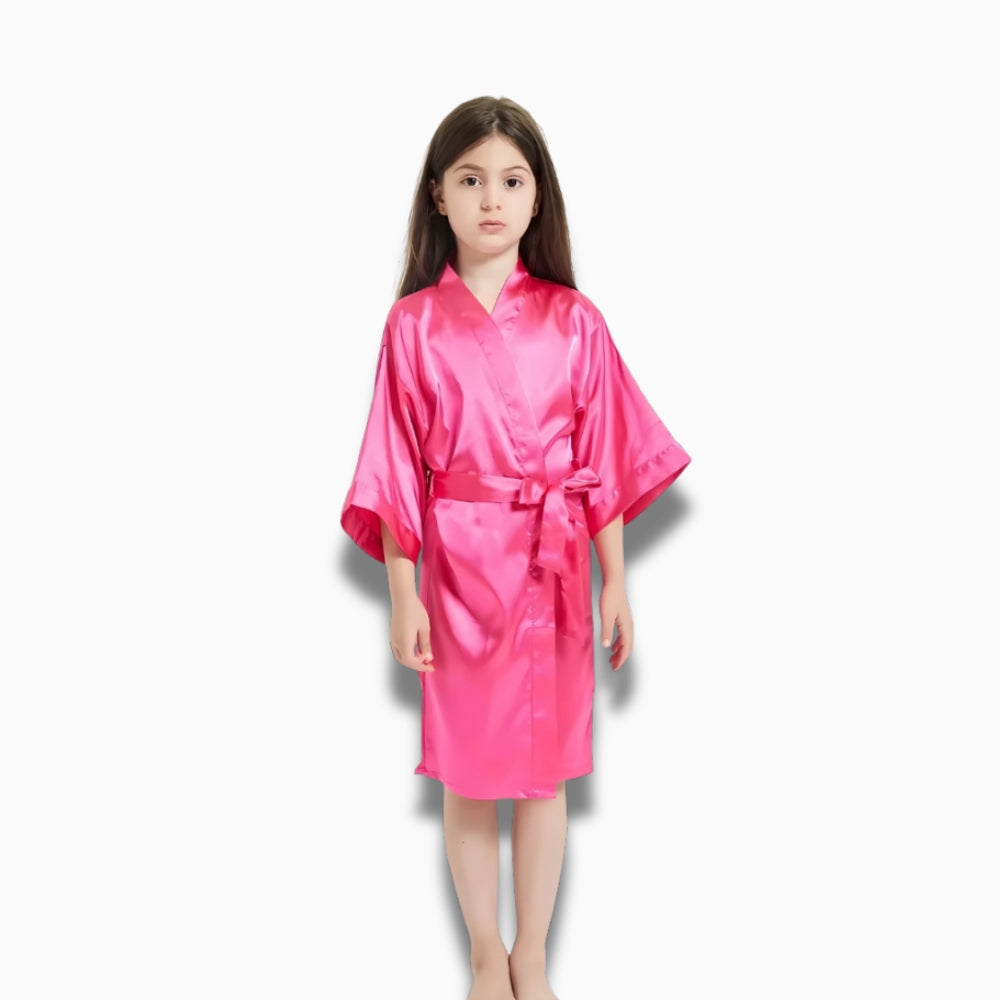 Peignoir Satin Enfant