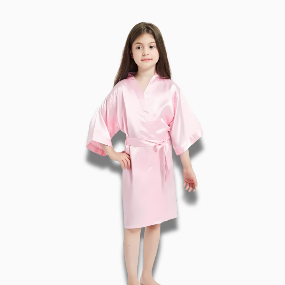 Peignoir Satin Enfant